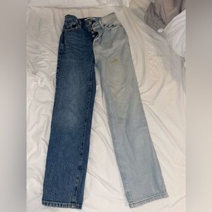 Pacsun High Rise Straight Leg Jeans